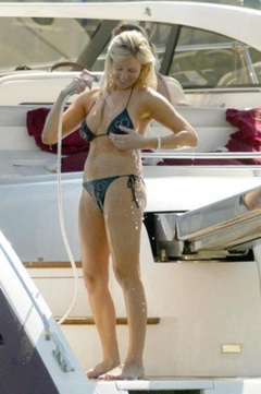 8. Abi Titmuss – black bikini, 2006