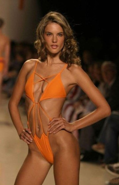 3. Alessandra Ambrosio Sexy – Rosa Cha Swimsuit, 2007