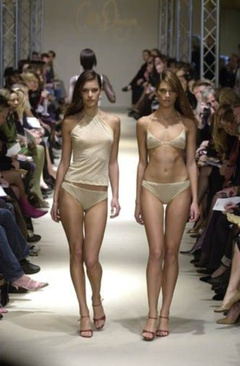 5. Alessandra Ambrosio – See through blouse, 2001