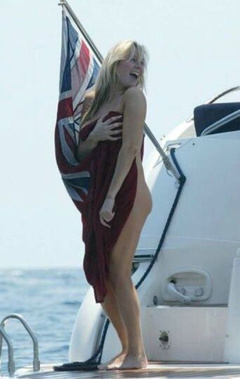 4. Abi Titmuss Naked – blue bikini, 2006