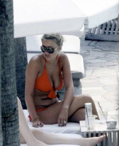 8. Alex Curran – red bikini, 2008