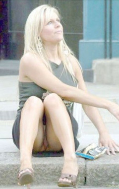 3. Abi Titmuss – upskirt