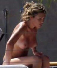 2. Abigail Clancy – Topless sunbathing, 2008