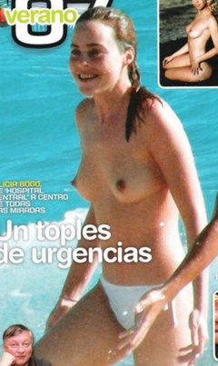 1. Alicia Bogo – topless at the beach, 2007