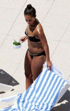 8. Alicia Keys – black bikini, 2008