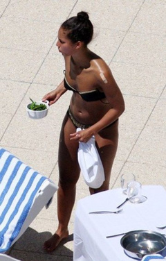 9. Alicia Keys – black bikini, 2008
