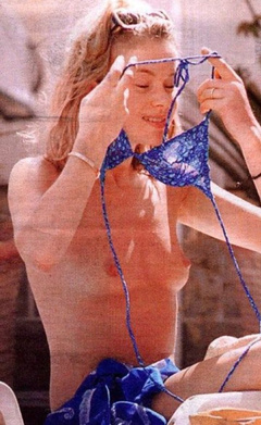 3. Amanda Holden – Topless sunbathing, 2000