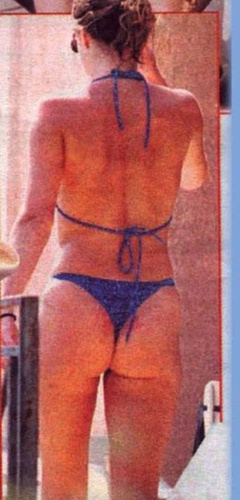 8. Amanda Holden – Topless sunbathing, 2000