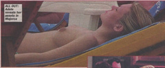 1. Adele Silva – Topless sunbathing, 2001
