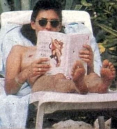 4. Adeline Blondieau – Topless sunbathing, 1998