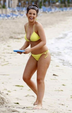 4. Amy Alexandra – topless at the beach, 2008