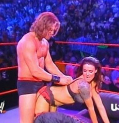 5. Amy Dumas Naked – WWE RAW, 2006