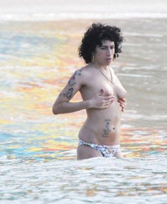 11. Amy Winehouse – Topless swimming, 2008