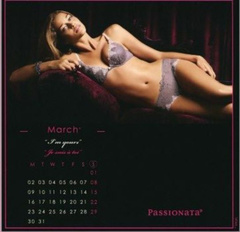 2. Ana Beatriz Barros – Passionata calendar 2009, 2008