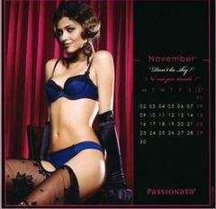 5. Ana Beatriz Barros – Passionata calendar 2009, 2008
