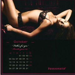 6. Ana Beatriz Barros – Passionata calendar 2009, 2008
