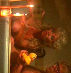 1. Angela Aames Naked – Basic Training, 1986