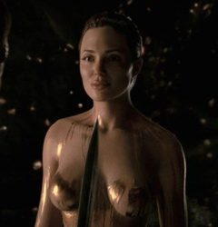 10. Angelina Jolie Naked – Beowulf, 2007