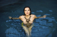 1. Adrianne Curry – topless, 2013