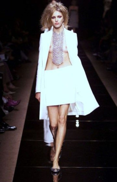 4. Anja Rubik See-Through – Ready To Wear Fashion Show, 2005