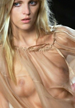 6. Anja Rubik See-Through – Ready To Wear Fashion Show, 2005