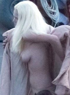 3. Anna Ewers – topless, 2014