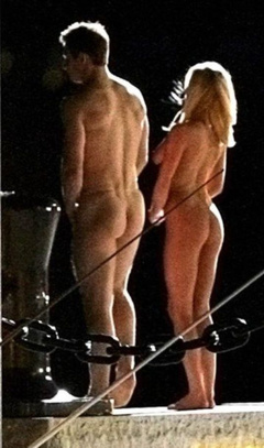 1. Anna Faris Naked – On the set of What's My Number, 2010