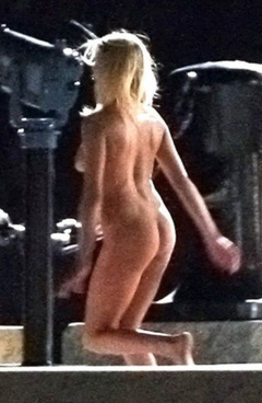 2. Anna Faris Naked – On the set of What's My Number, 2010