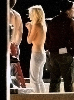 5. Anna Faris Naked – On the set of What's My Number, 2010