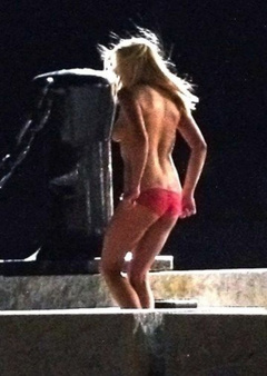 7. Anna Faris Naked – On the set of What's My Number, 2010