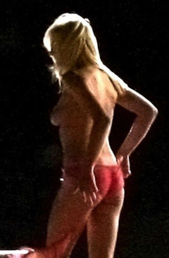 8. Anna Faris Naked – On the set of What's My Number, 2010
