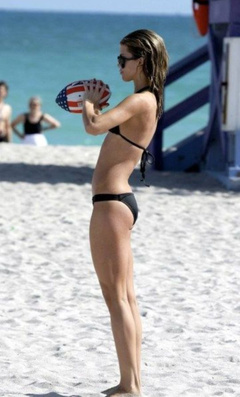 11. AnnaLynne McCord – black bikini, 2008