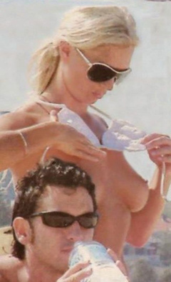 5. Annalise Braakensiek – Topless sunbathing, 2003