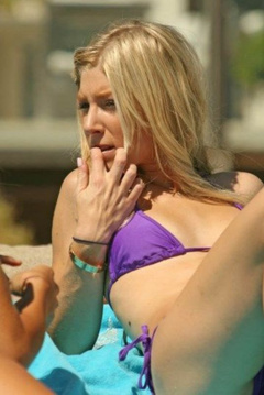 2. Caleigh Peters – bikini at the beach, 2007