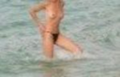 14. Cameron Diaz – Topless swimming, 1998