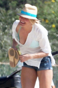 2. Cameron Diaz – nipple slip, 2010