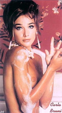 10. Carla Bruni Naked – Unknown Magazine