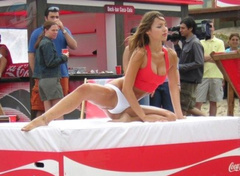 8. Carolina Ardohain – red bikini, 2009