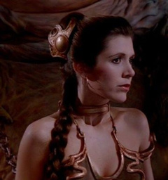 4. Carrie Fisher Sexy – Star Wars Episode VI - Return of the Jedi, 1983
