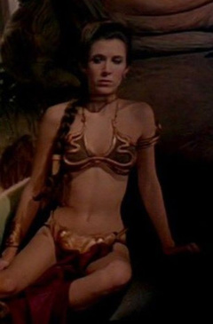 5. Carrie Fisher Sexy – Star Wars Episode VI - Return of the Jedi, 1983