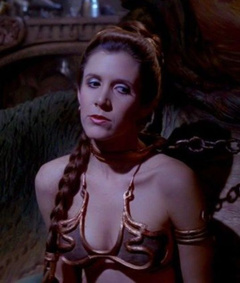 9. Carrie Fisher Sexy – Star Wars Episode VI - Return of the Jedi, 1983