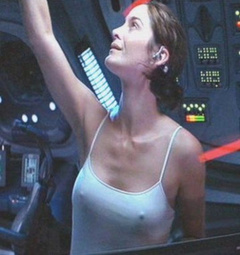 3. Carrie-Anne Moss See-Through – Red Planet, 2000