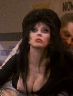 1. Cassandra Peterson Naked – Elvira, Mistress of the Dark, 1988