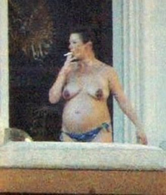 2. Catherine Zeta-Jones – Topless sunbathing, 2003