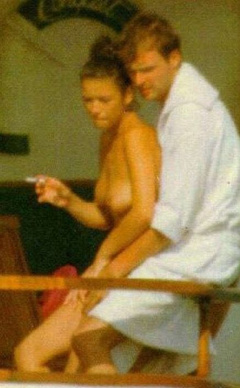 2. Catherine Zeta-Jones – Topless swimming, 1991