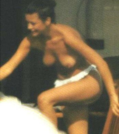 3. Catherine Zeta-Jones – Topless swimming, 1991
