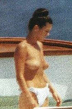 4. Catherine Zeta-Jones – Topless swimming, 1991