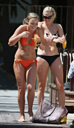 2. Chanelle Hayes – orange bikini, 2009