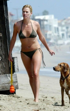 1. Charlize Theron – green bikini, 2006