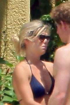 2. Chelsy Davy – blue bikini, 2008